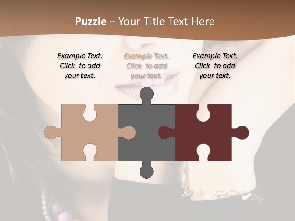 Model Background Vitality PowerPoint Template