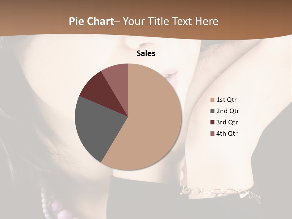 Model Background Vitality PowerPoint Template