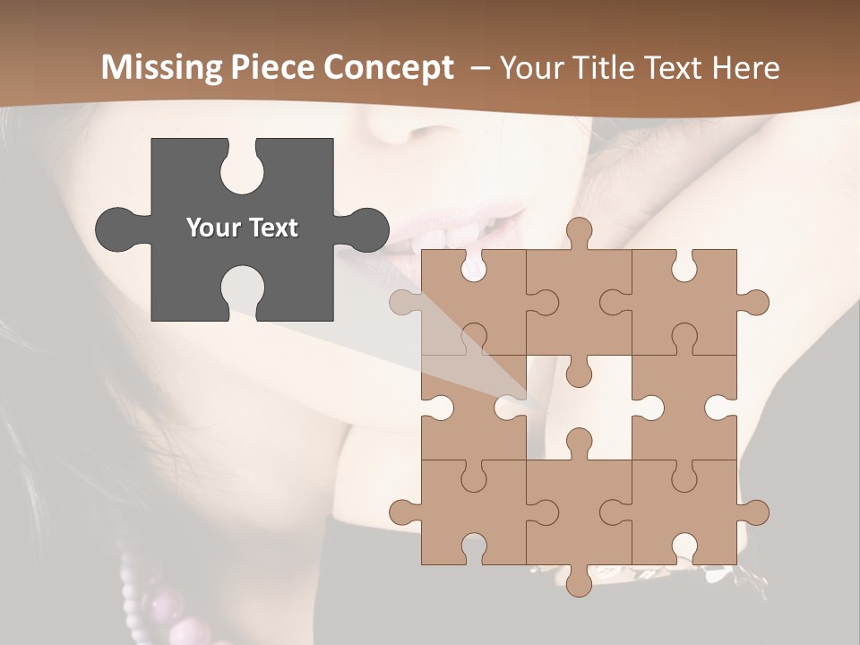 Model Background Vitality PowerPoint Template