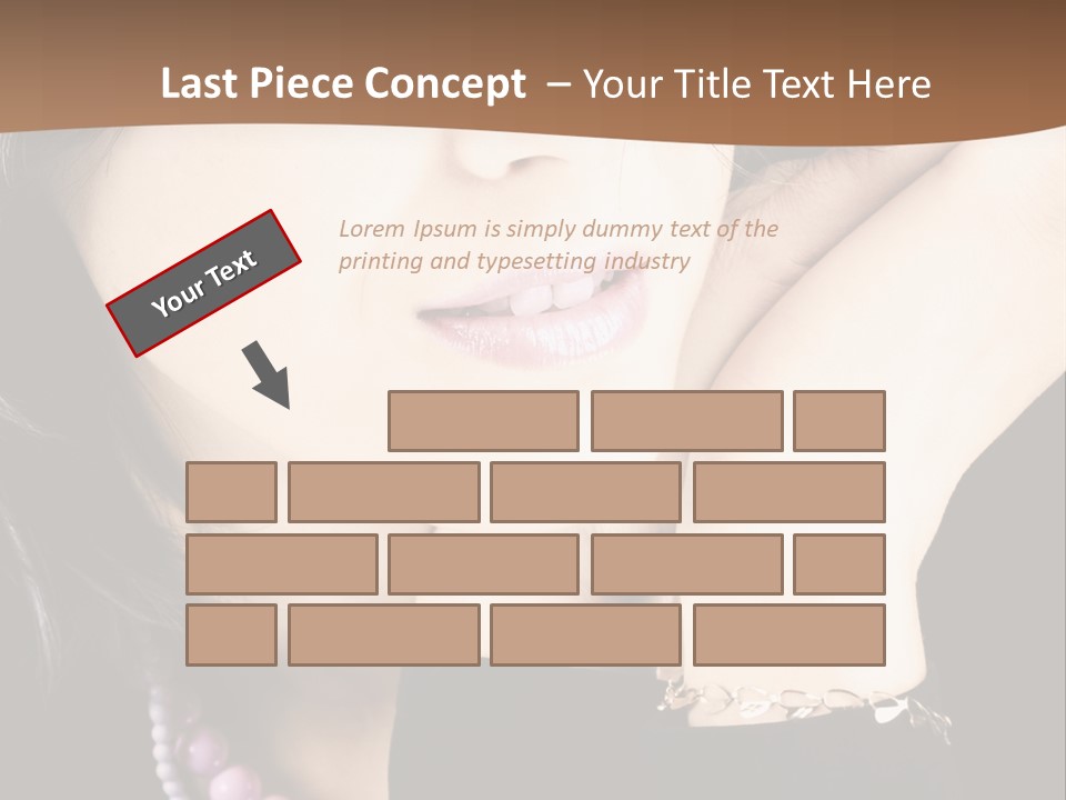 Model Background Vitality PowerPoint Template