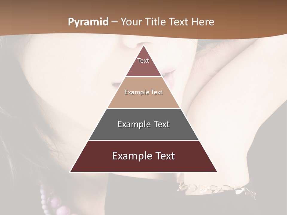 Model Background Vitality PowerPoint Template