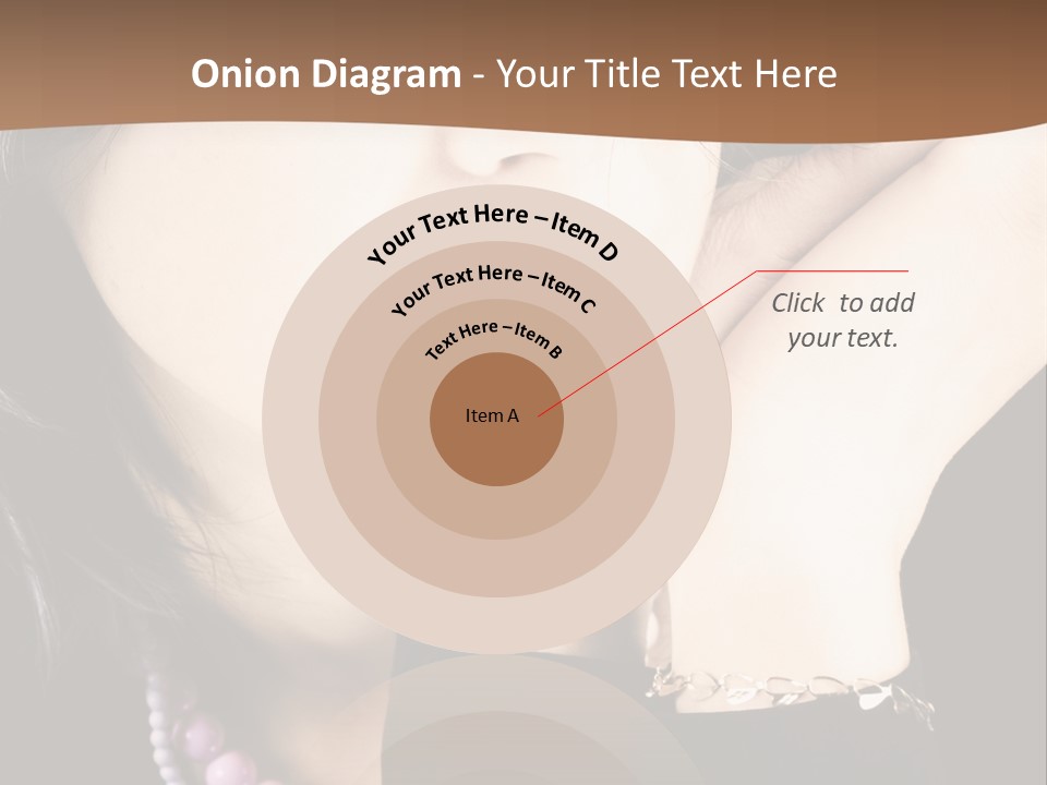Model Background Vitality PowerPoint Template