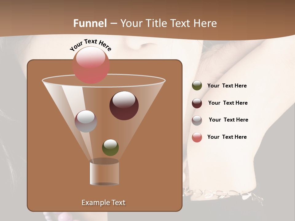 Model Background Vitality PowerPoint Template