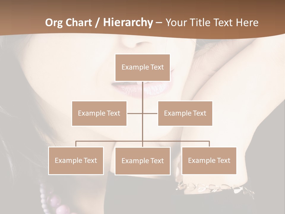 Model Background Vitality PowerPoint Template