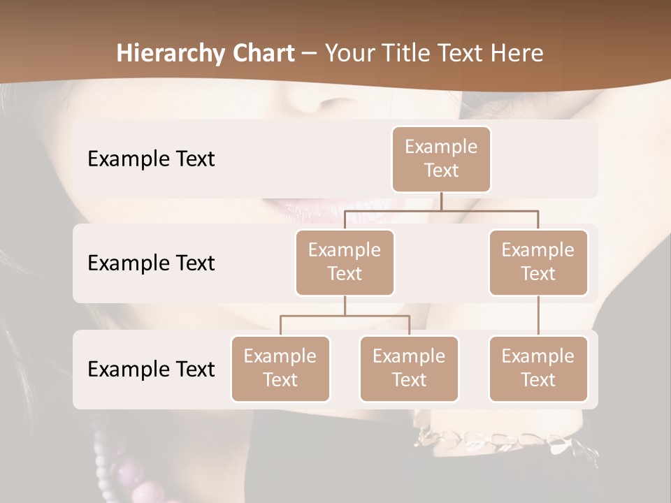 Model Background Vitality PowerPoint Template
