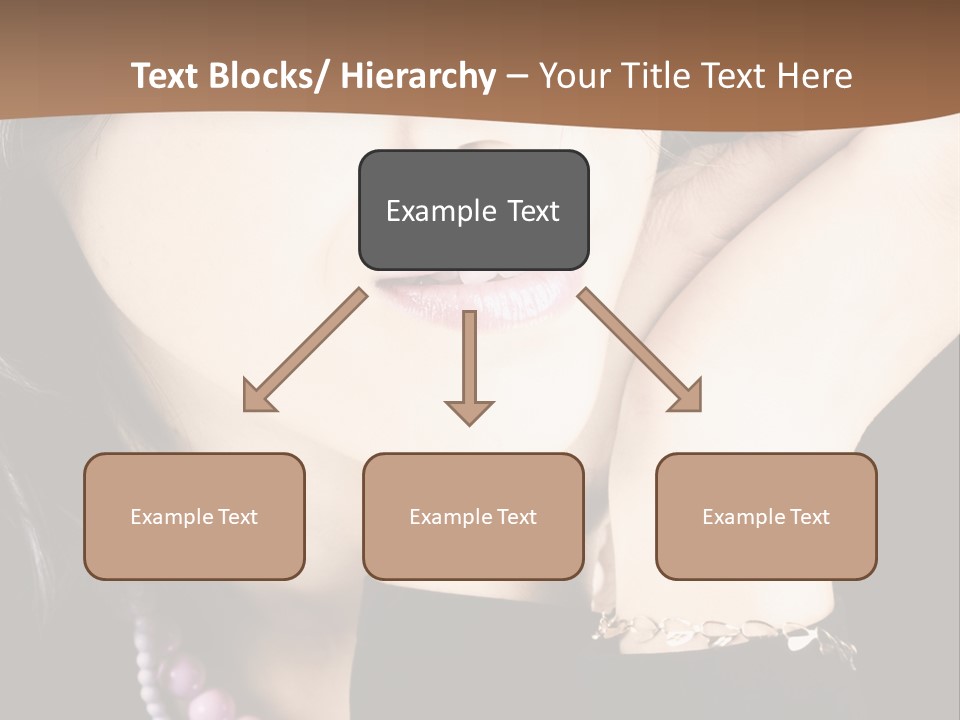 Model Background Vitality PowerPoint Template