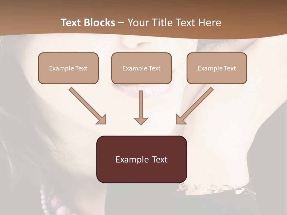 Model Background Vitality PowerPoint Template