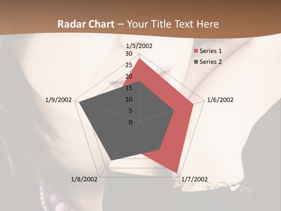 Model Background Vitality PowerPoint Template