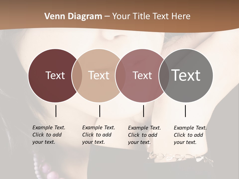 Model Background Vitality PowerPoint Template