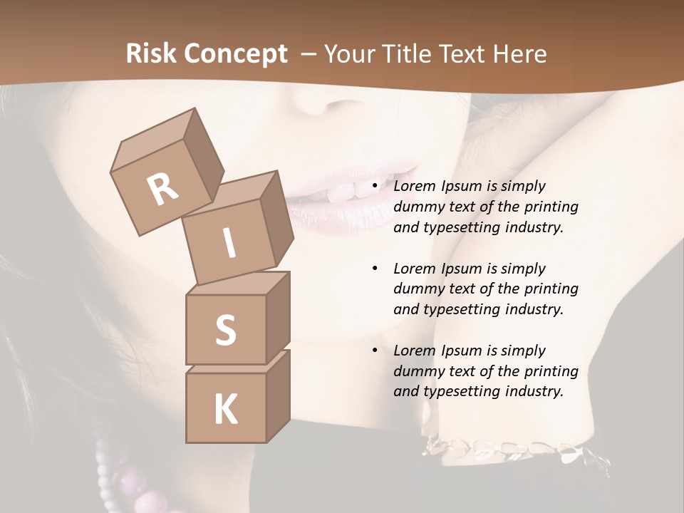 Model Background Vitality PowerPoint Template