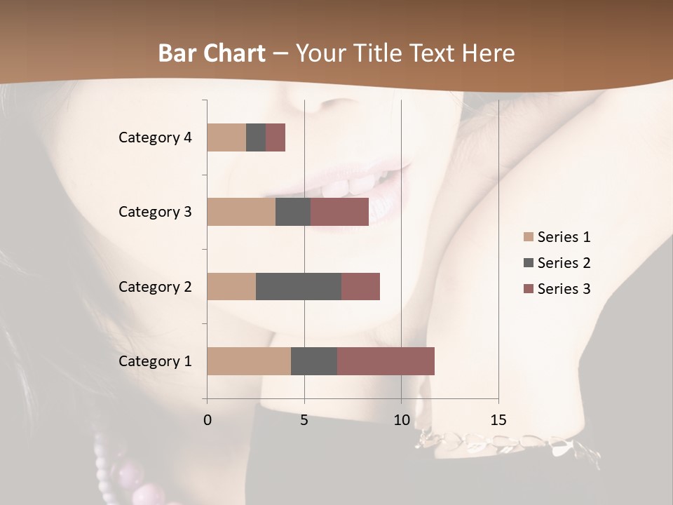 Model Background Vitality PowerPoint Template