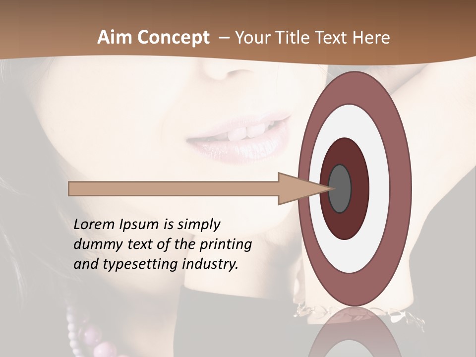 Model Background Vitality PowerPoint Template