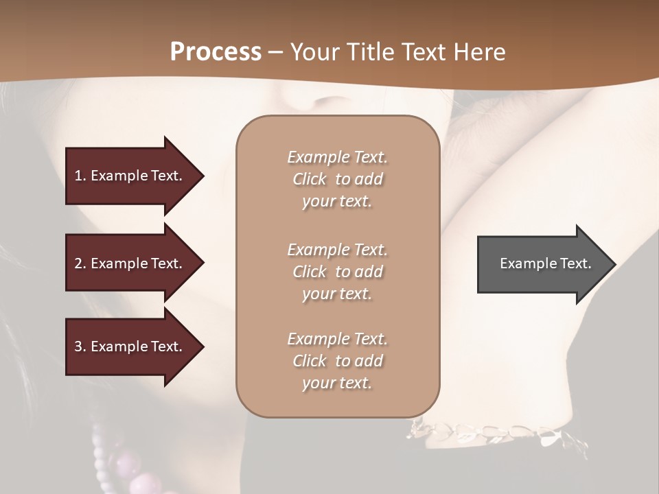 Model Background Vitality PowerPoint Template