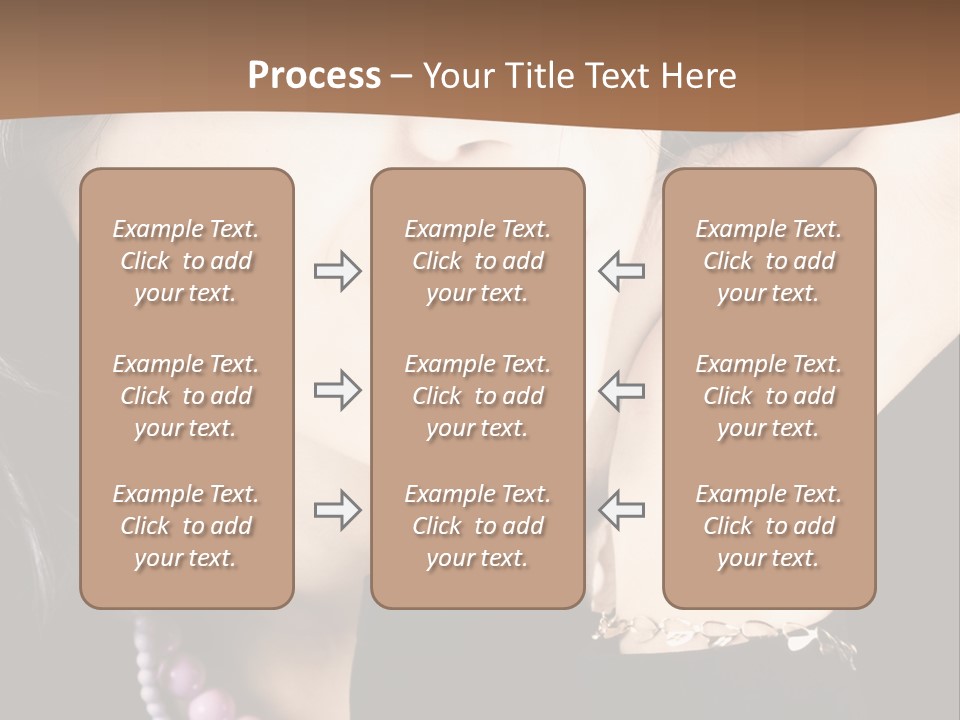 Model Background Vitality PowerPoint Template
