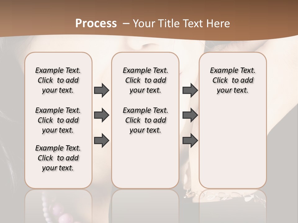 Model Background Vitality PowerPoint Template
