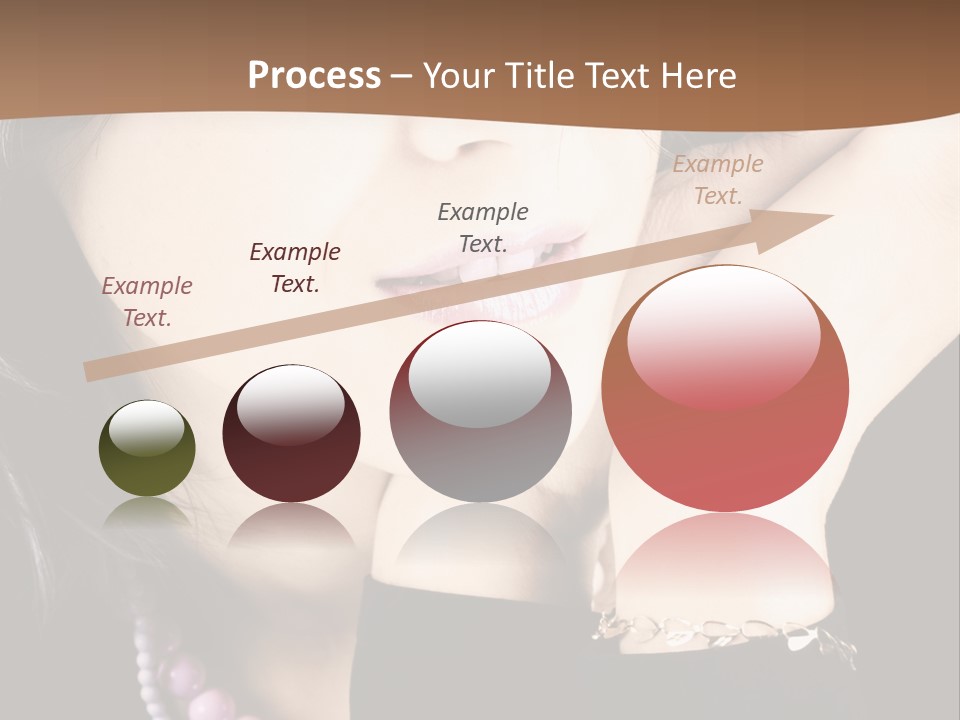 Model Background Vitality PowerPoint Template