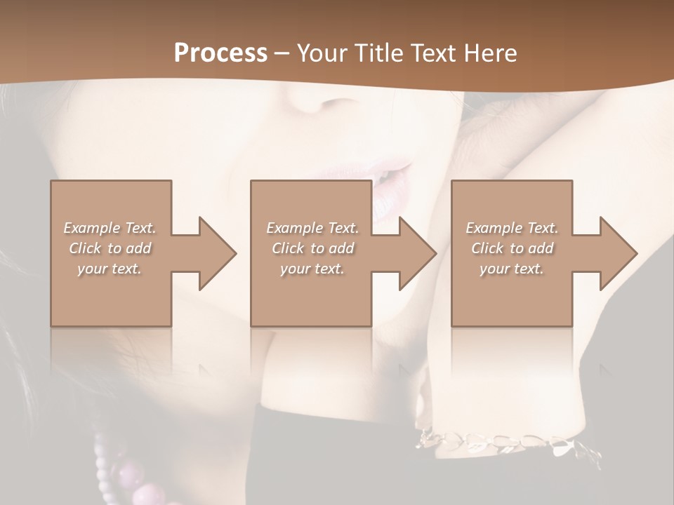 Model Background Vitality PowerPoint Template