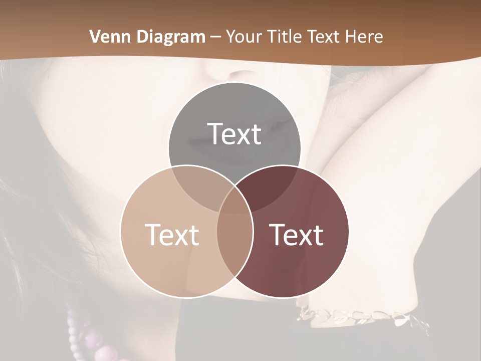 Model Background Vitality PowerPoint Template