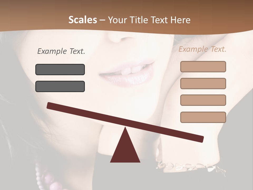 Model Background Vitality PowerPoint Template