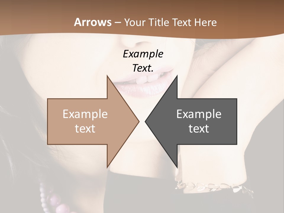 Model Background Vitality PowerPoint Template