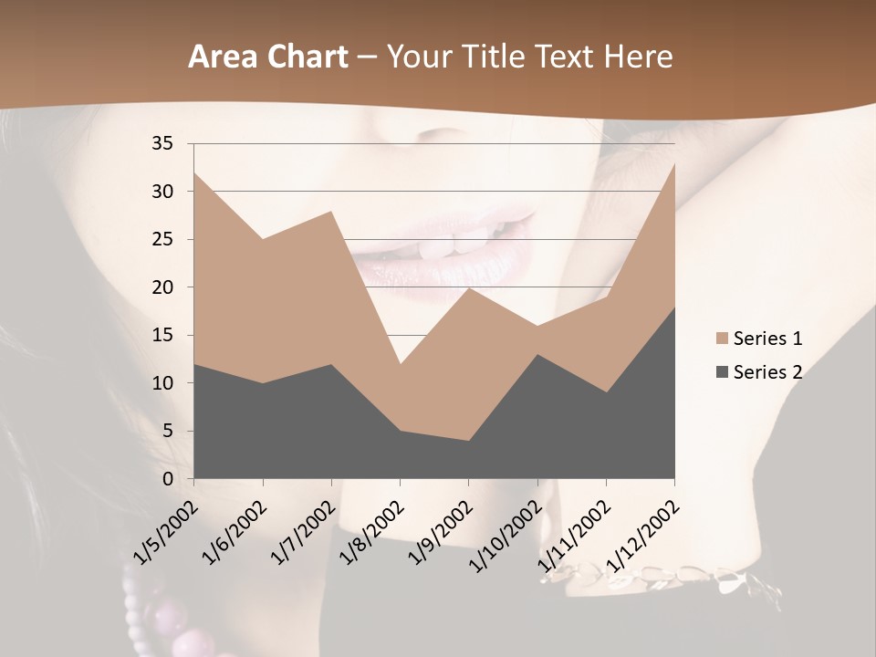 Model Background Vitality PowerPoint Template