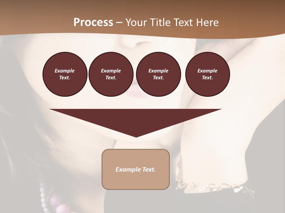 Model Background Vitality PowerPoint Template
