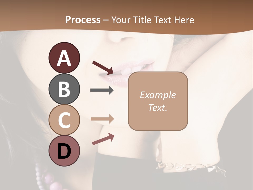 Model Background Vitality PowerPoint Template