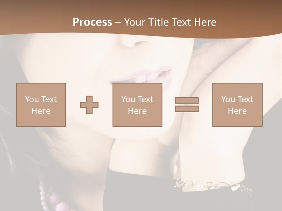 Model Background Vitality PowerPoint Template