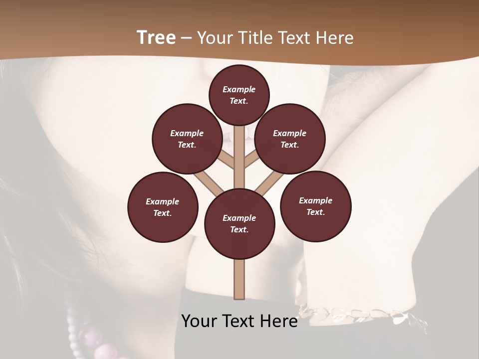 Model Background Vitality PowerPoint Template