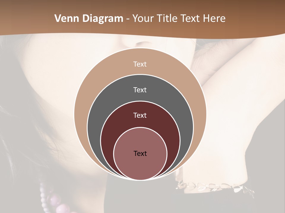 Model Background Vitality PowerPoint Template