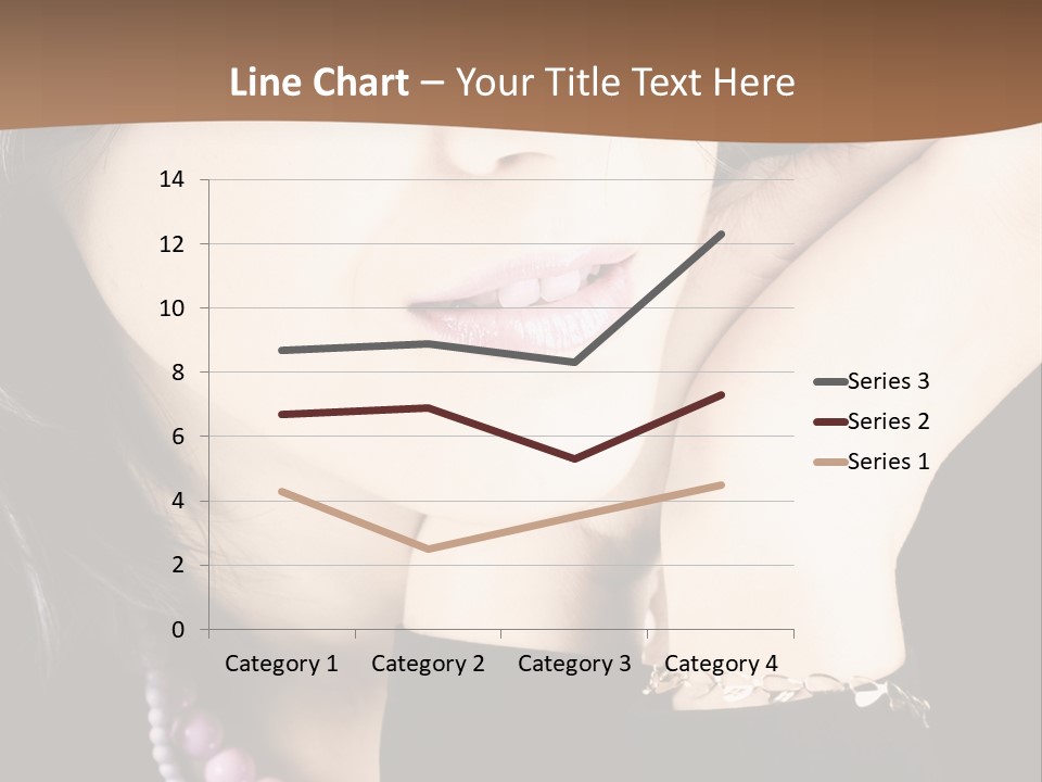 Model Background Vitality PowerPoint Template