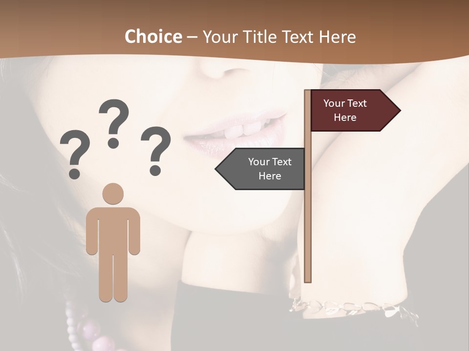 Model Background Vitality PowerPoint Template