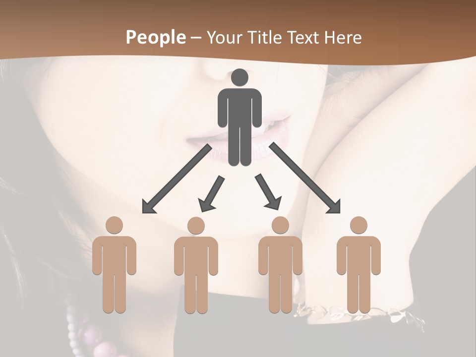 Model Background Vitality PowerPoint Template