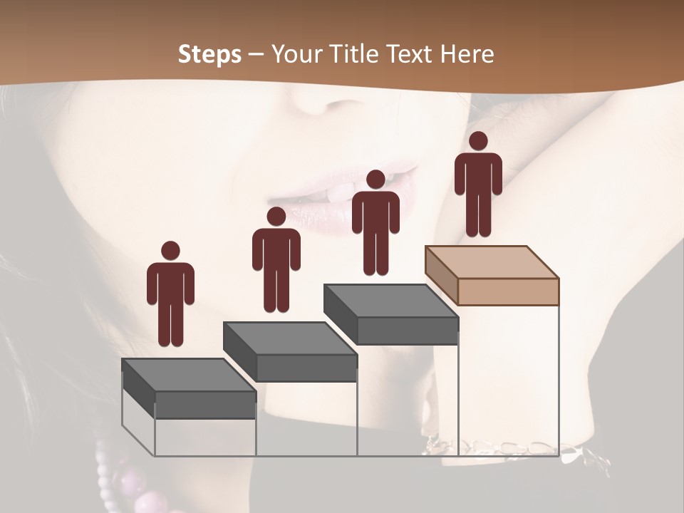 Model Background Vitality PowerPoint Template