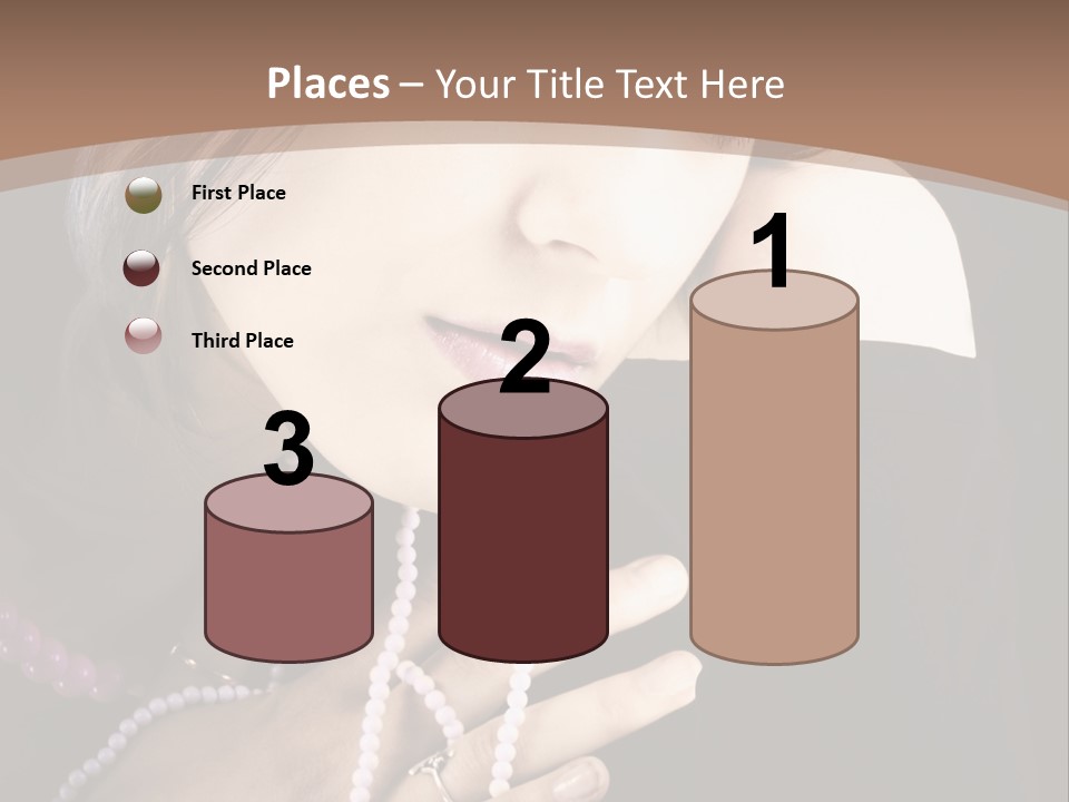 Human Looking Portrait PowerPoint Template