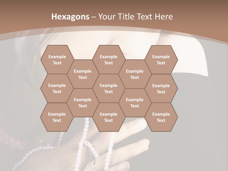 Human Looking Portrait PowerPoint Template