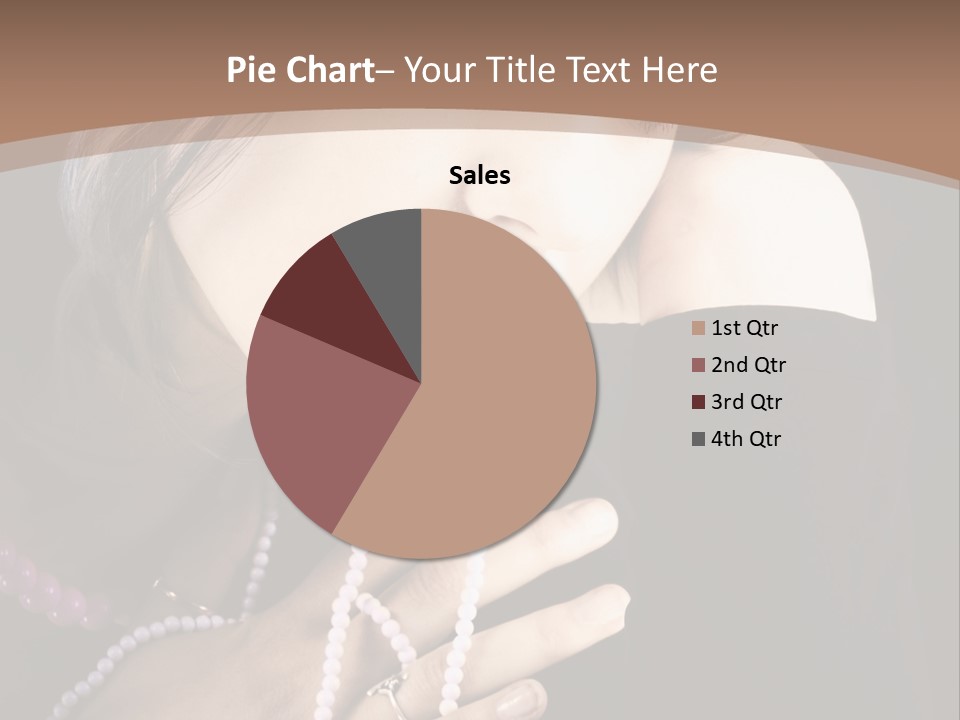 Human Looking Portrait PowerPoint Template