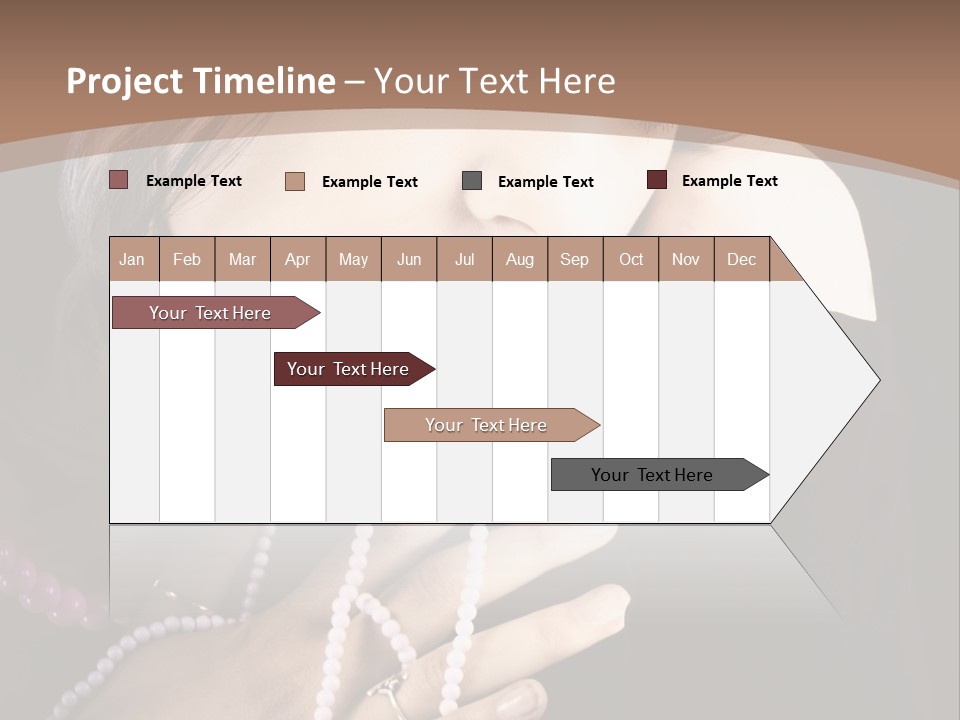 Human Looking Portrait PowerPoint Template