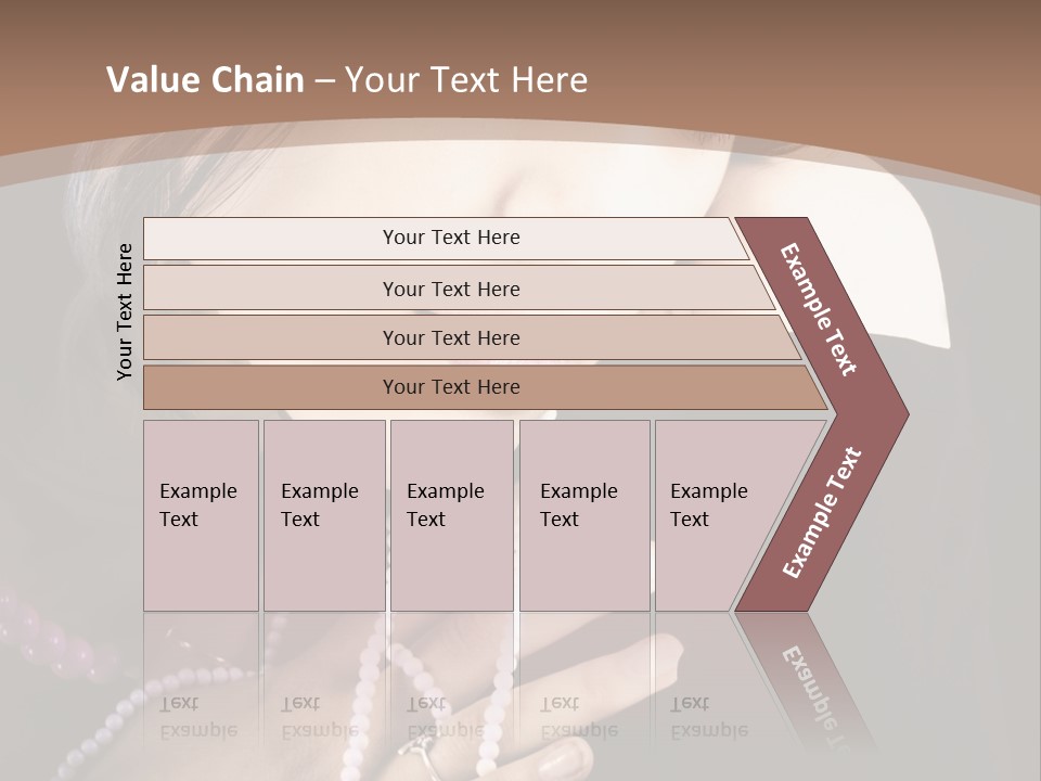 Human Looking Portrait PowerPoint Template