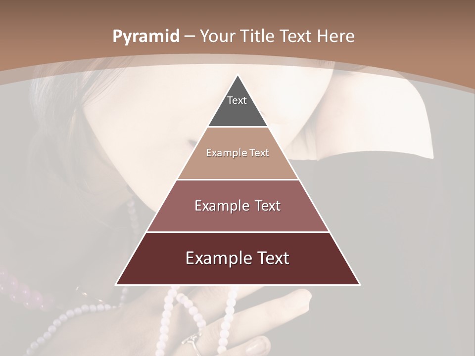 Human Looking Portrait PowerPoint Template