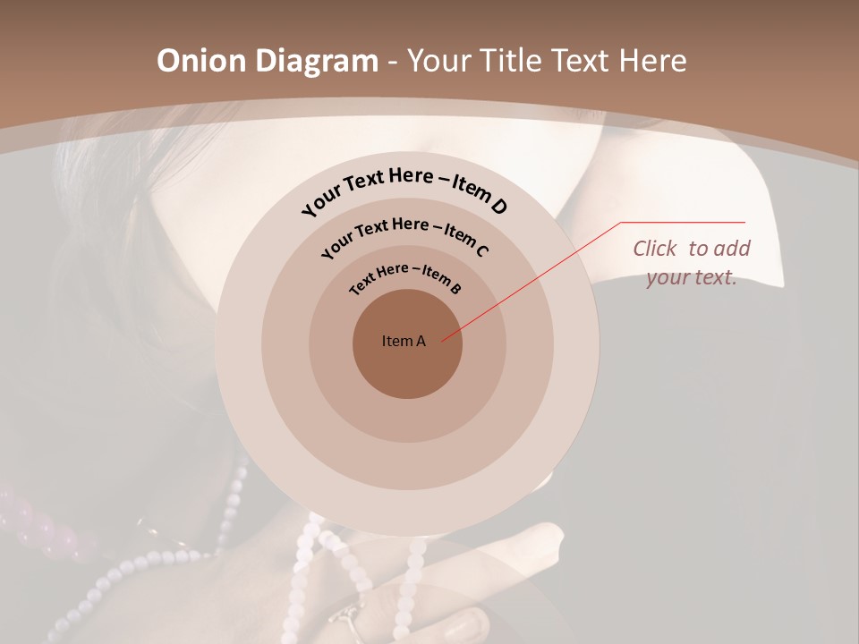 Human Looking Portrait PowerPoint Template