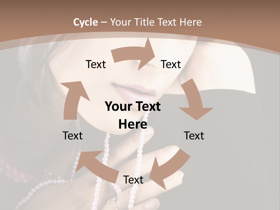 Human Looking Portrait PowerPoint Template