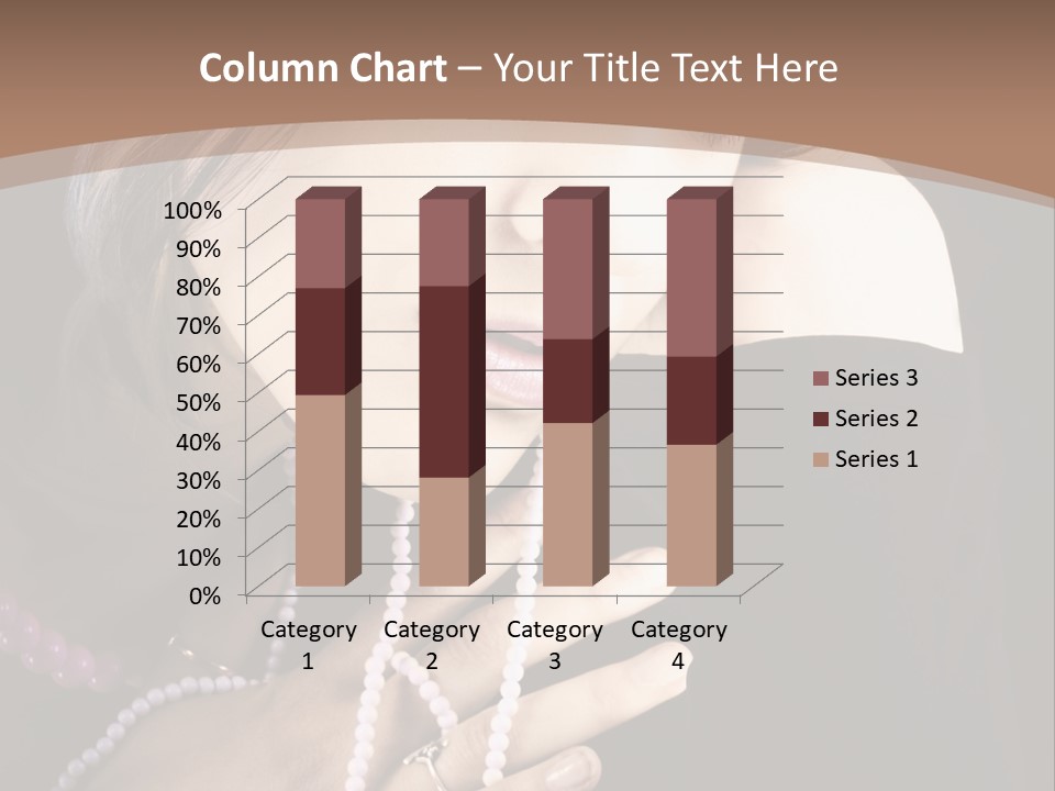 Human Looking Portrait PowerPoint Template