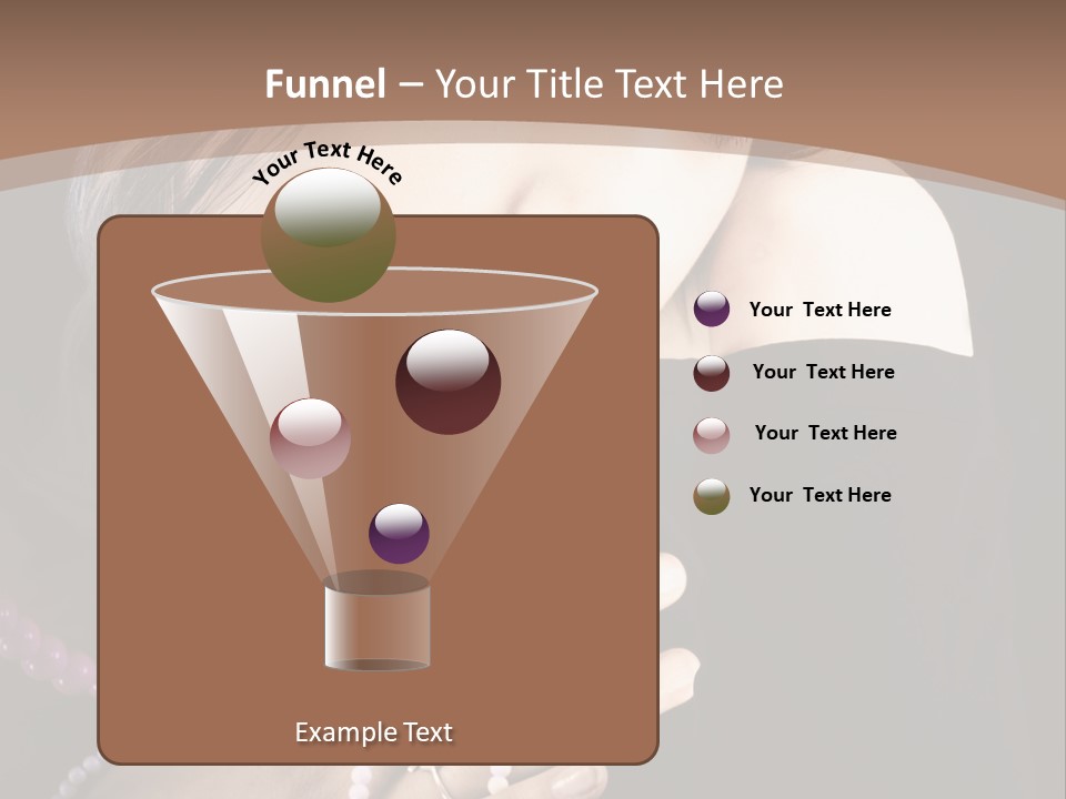 Human Looking Portrait PowerPoint Template