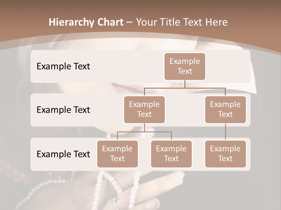 Human Looking Portrait PowerPoint Template