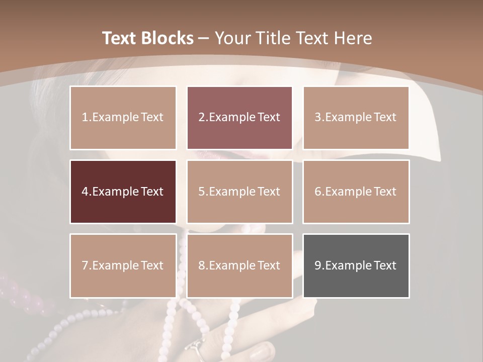 Human Looking Portrait PowerPoint Template