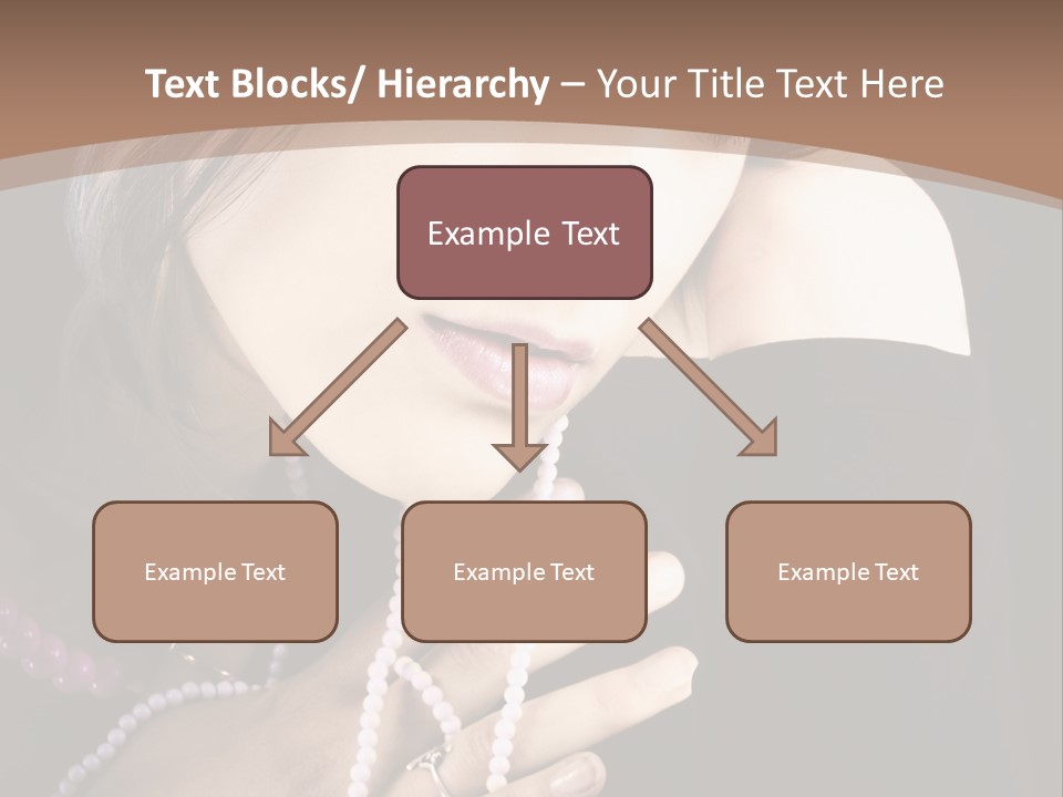 Human Looking Portrait PowerPoint Template