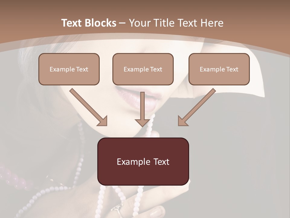 Human Looking Portrait PowerPoint Template