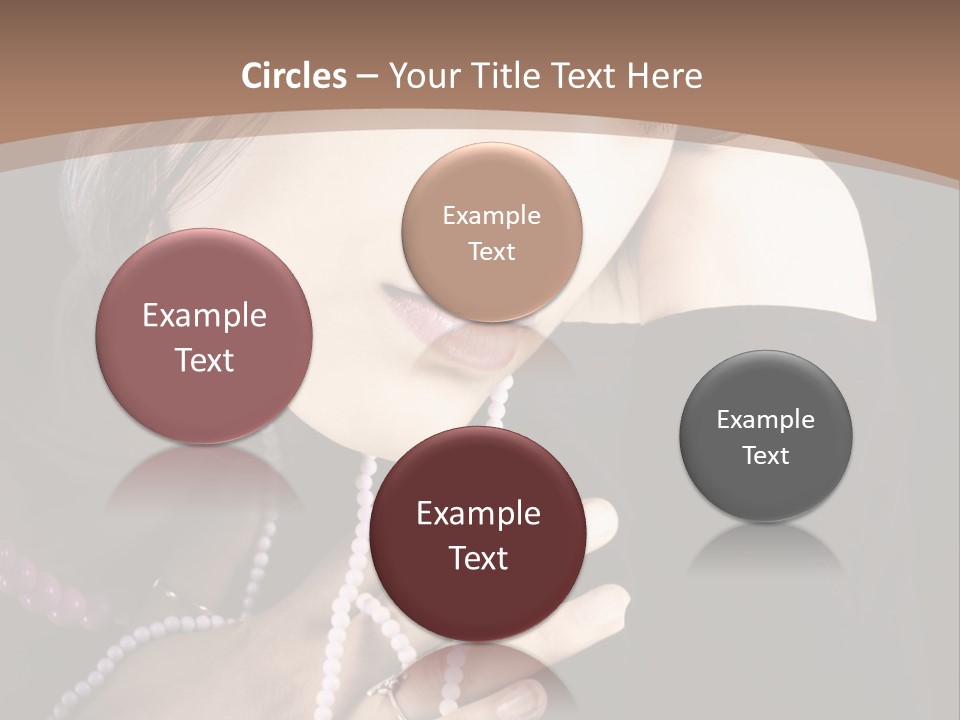 Human Looking Portrait PowerPoint Template