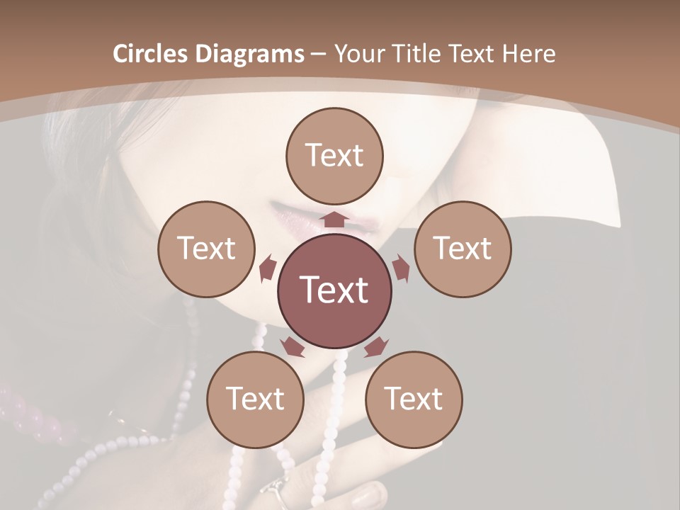 Human Looking Portrait PowerPoint Template